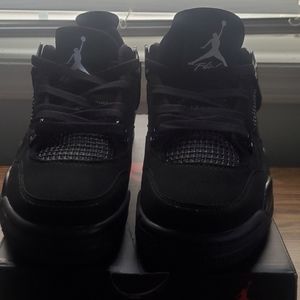 Jordan 4s black size 8 women